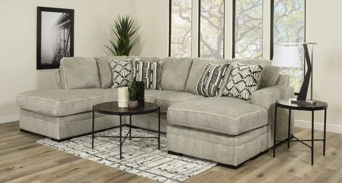 Calnita Sisal Beige 2 Piece Sectional