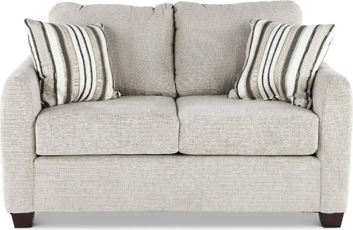 Nalia Gray Loveseat