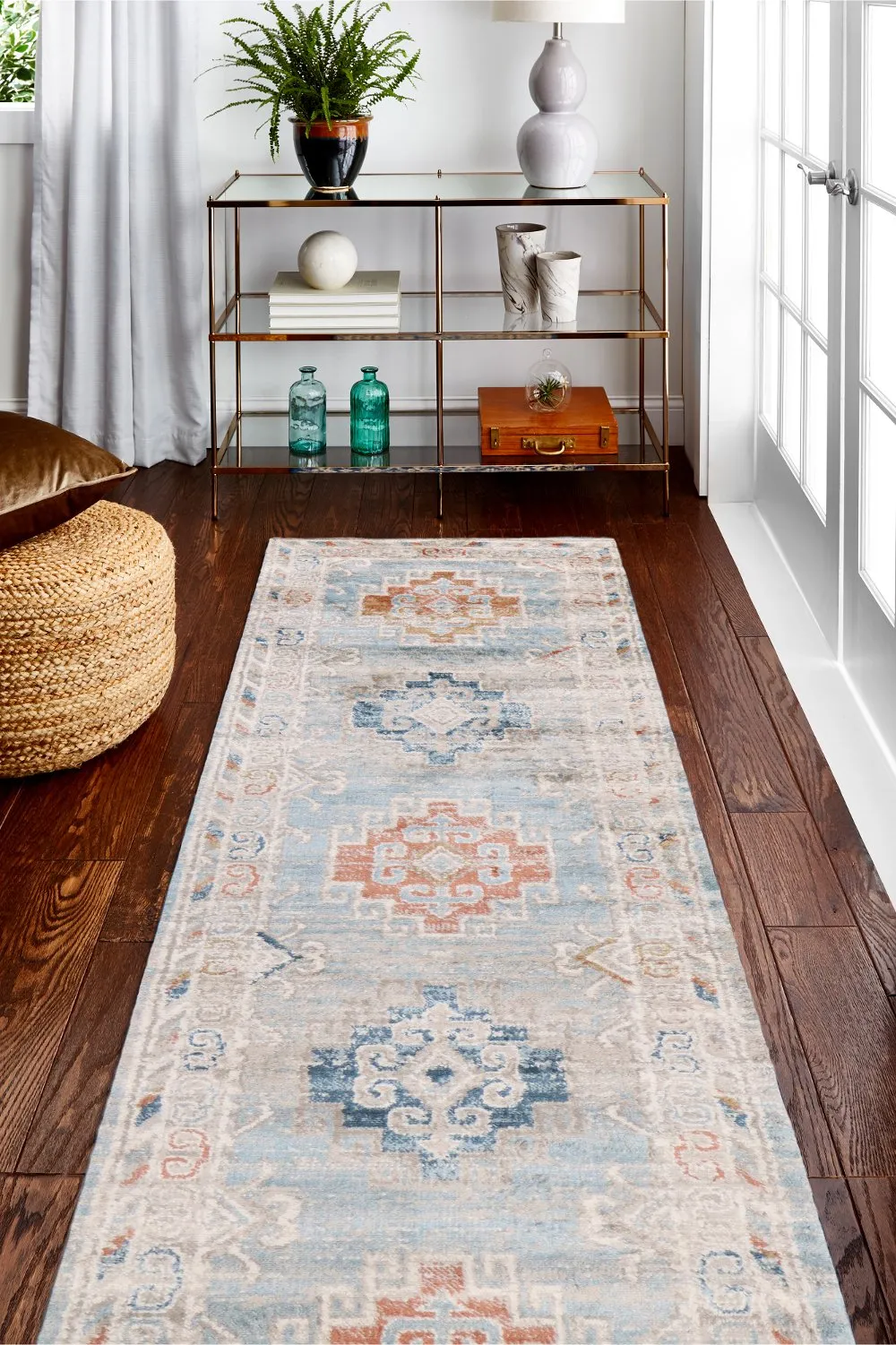 Ashland 3 x 8 Bernard Multicolor Rug