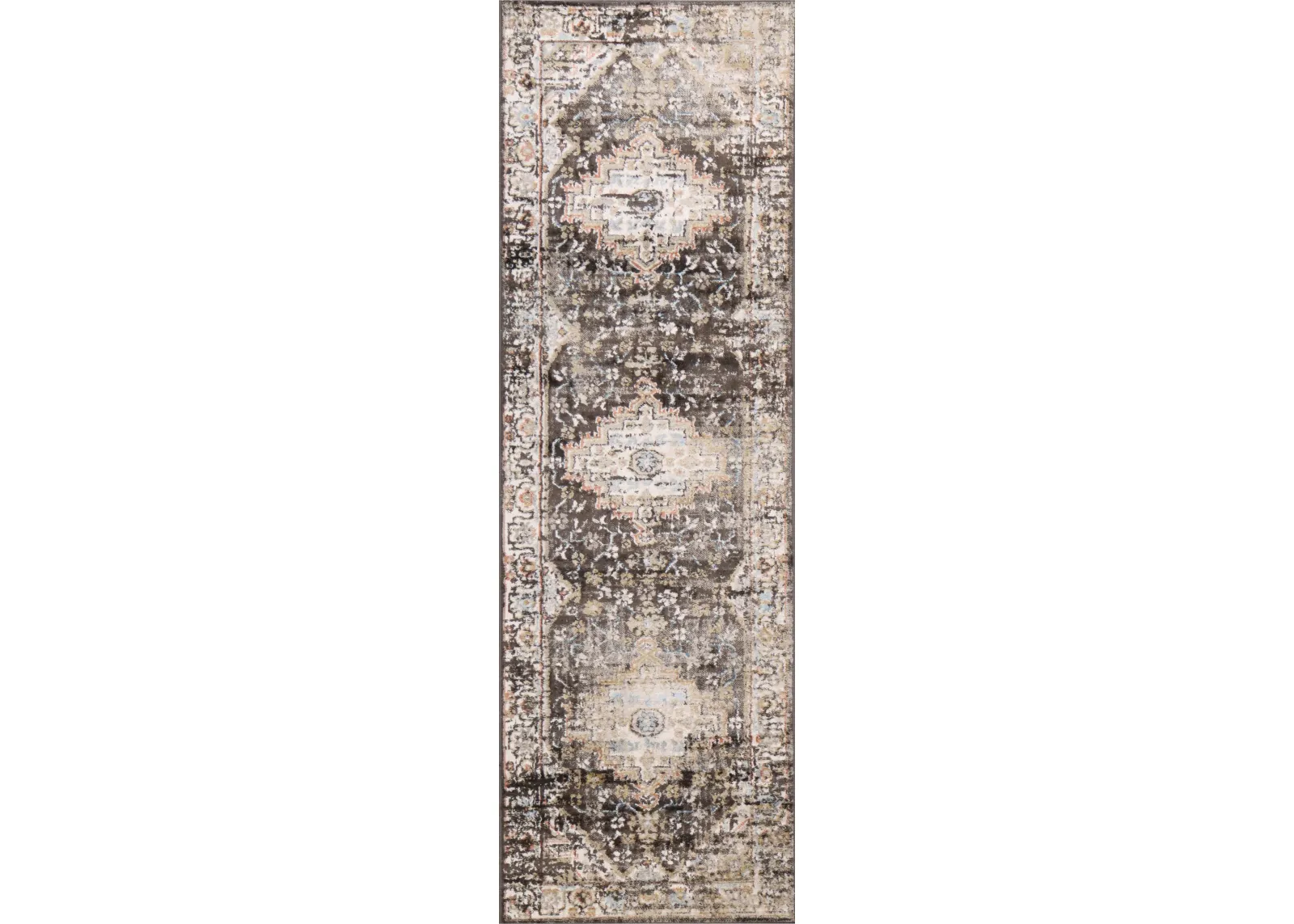 Ashland Bruno Charcoal Runner Rug