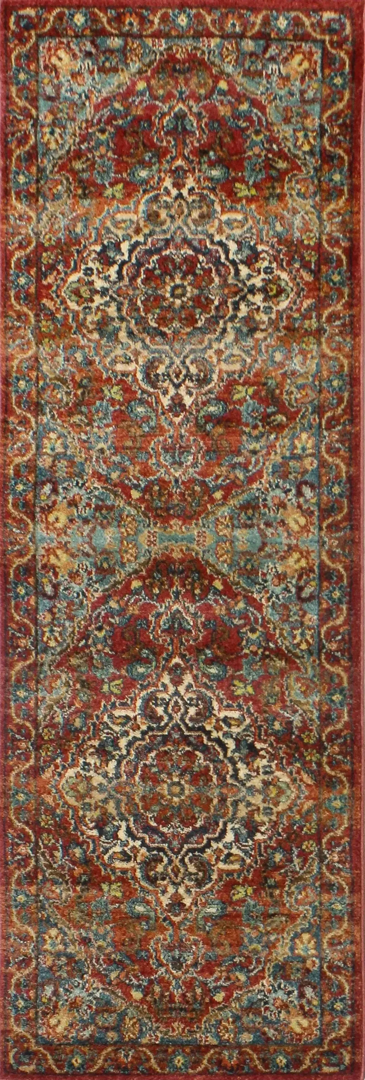 Buckingham Cromwell Rust 10 Foot Runner Rug