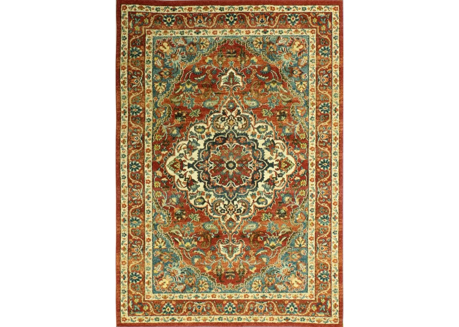 Buckingham 4 x 6 Cromwell Rust Area Rug