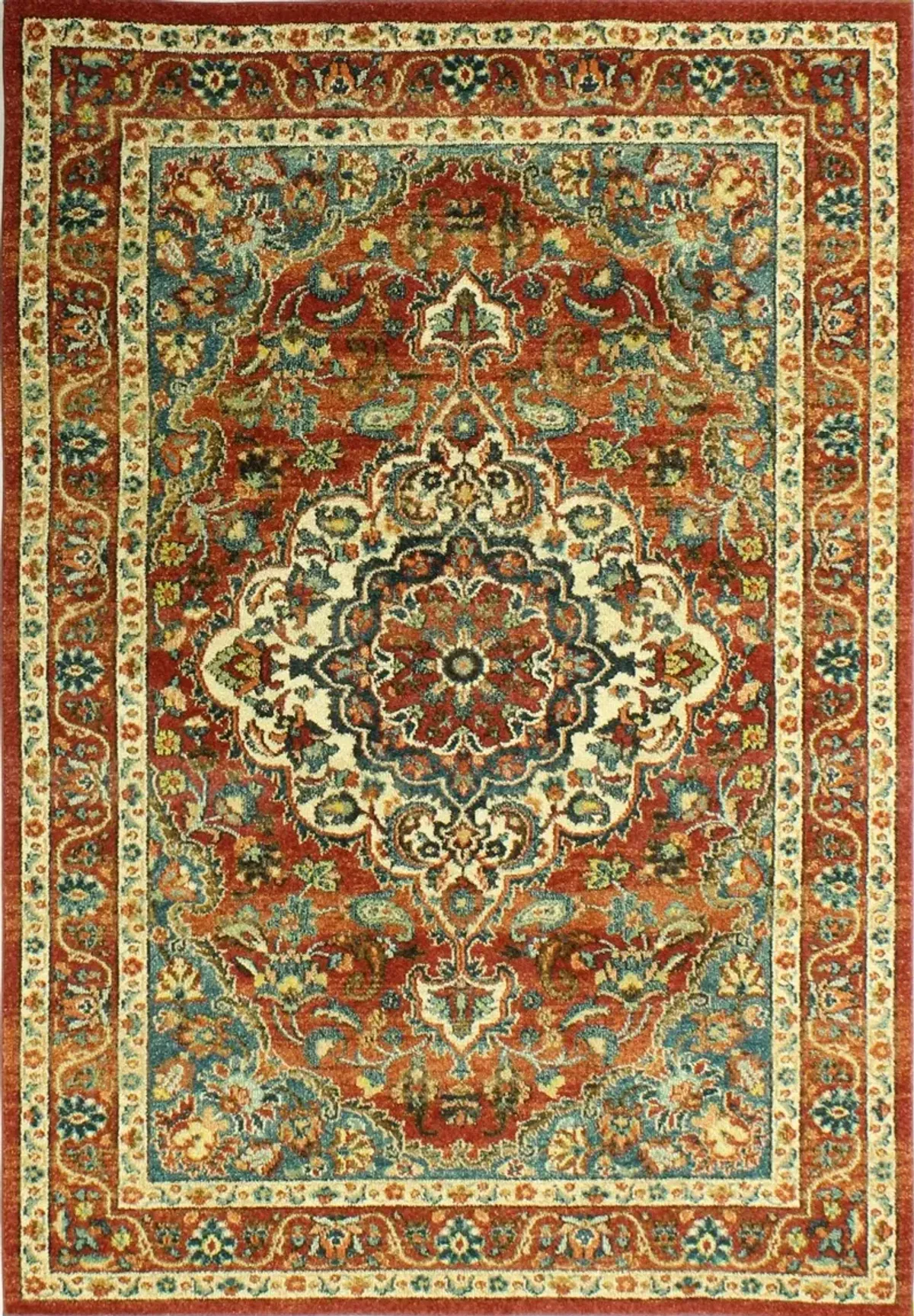 Buckingham 4 x 6 Cromwell Rust Area Rug