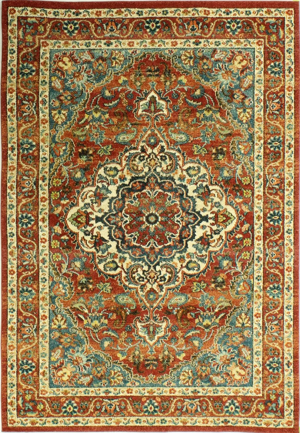 Buckingham 4 x 6 Cromwell Rust Area Rug