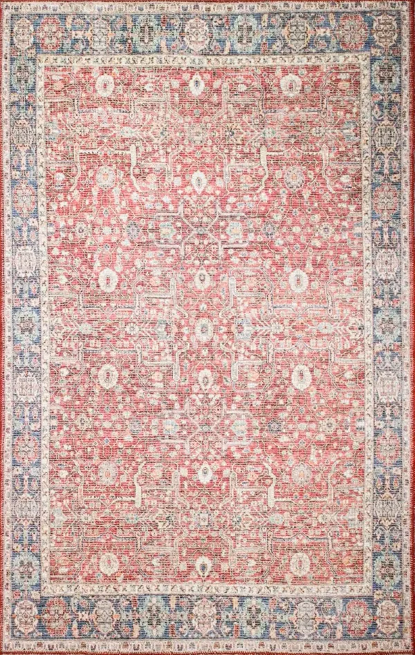 Impressions 5 x 8 Zulema Red Area Rug