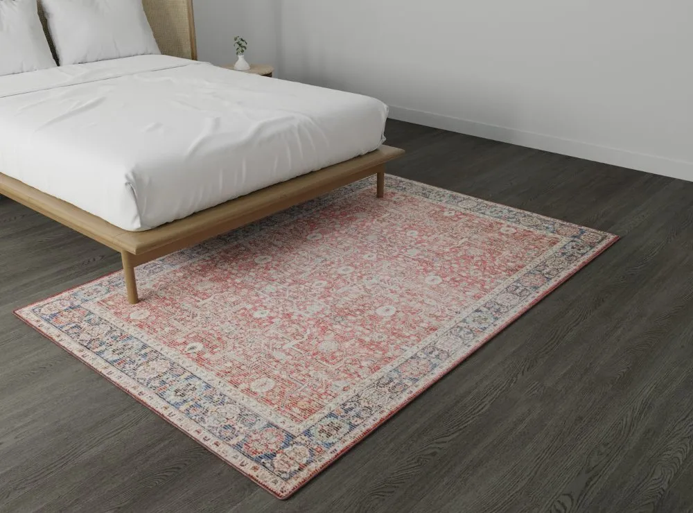 Impressions 8 x 10 Zulema Red Area Rug