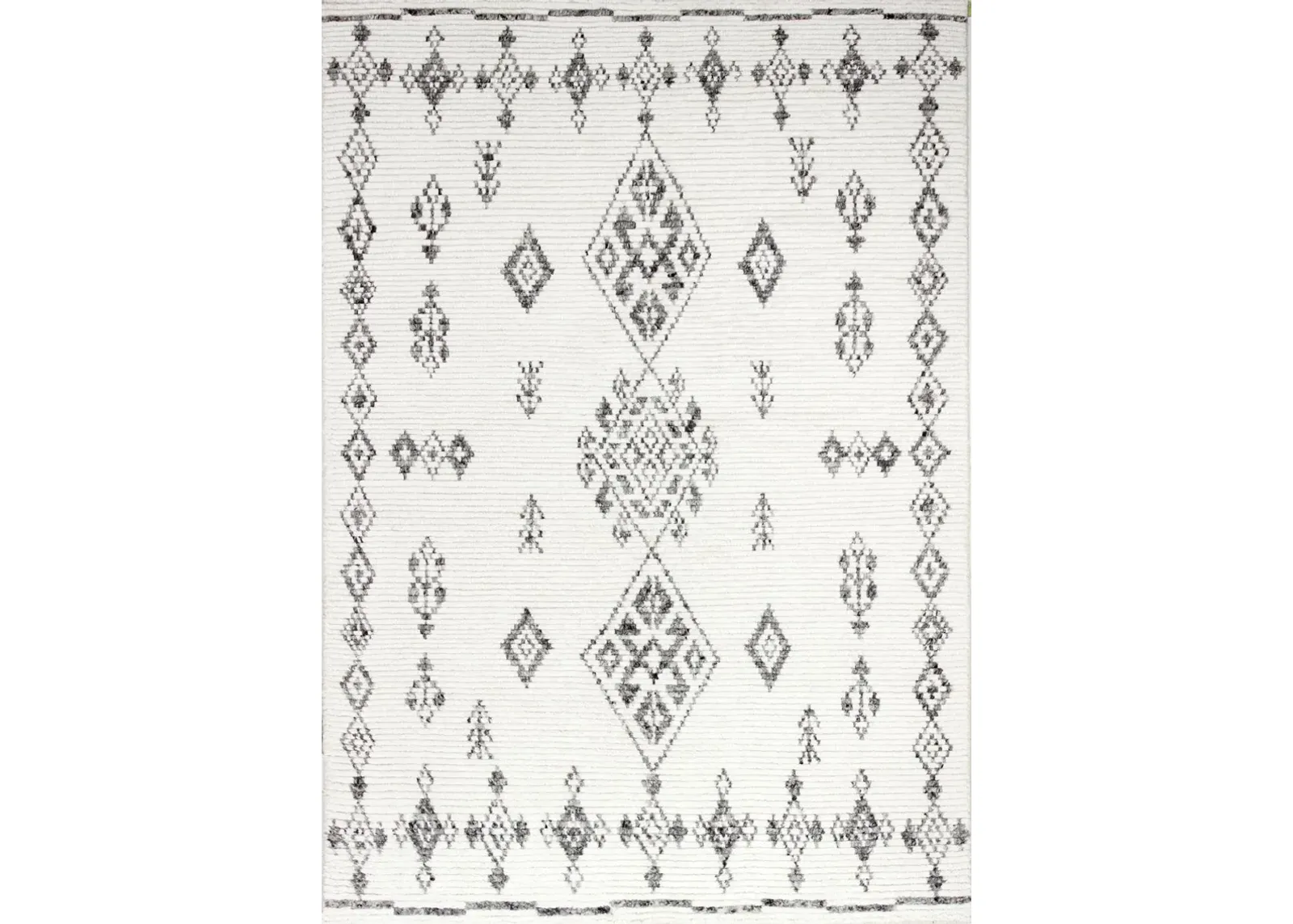 Marrakesh 8 x 10 July Ivory Wool Area Rug