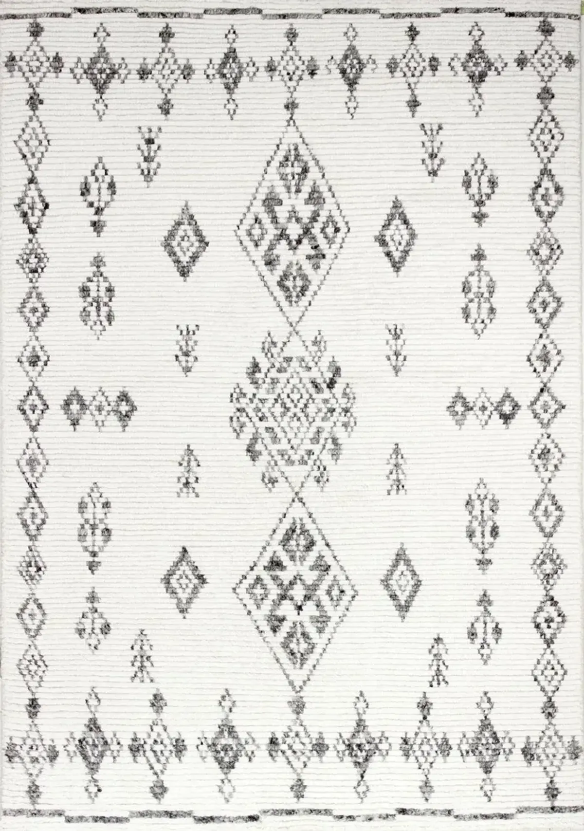 Marrakesh 8 x 10 July Ivory Wool Area Rug