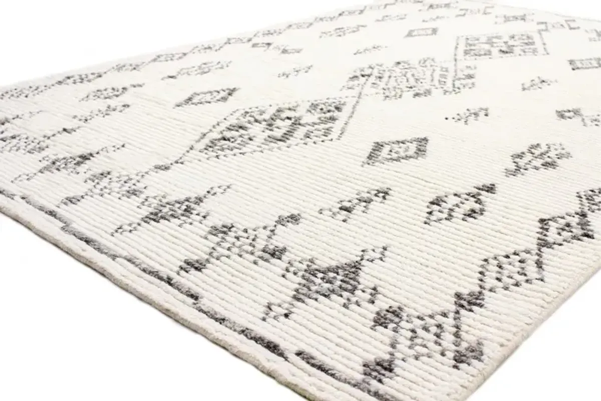 Marrakesh 9 x 12 July Ivory Wool Area Rug