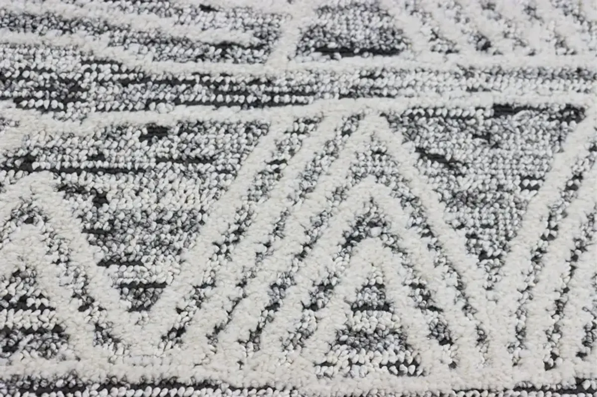 Montauk Bryson Gray Runner Rug