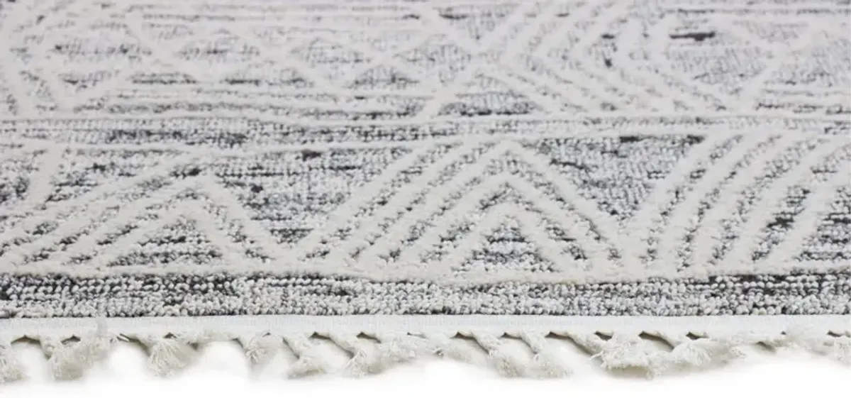 Montauk Bryson Gray Runner Rug