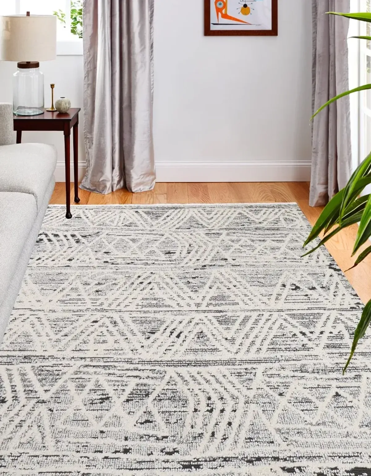 Montauk 5 x 8 Bryson Gray Area Rug