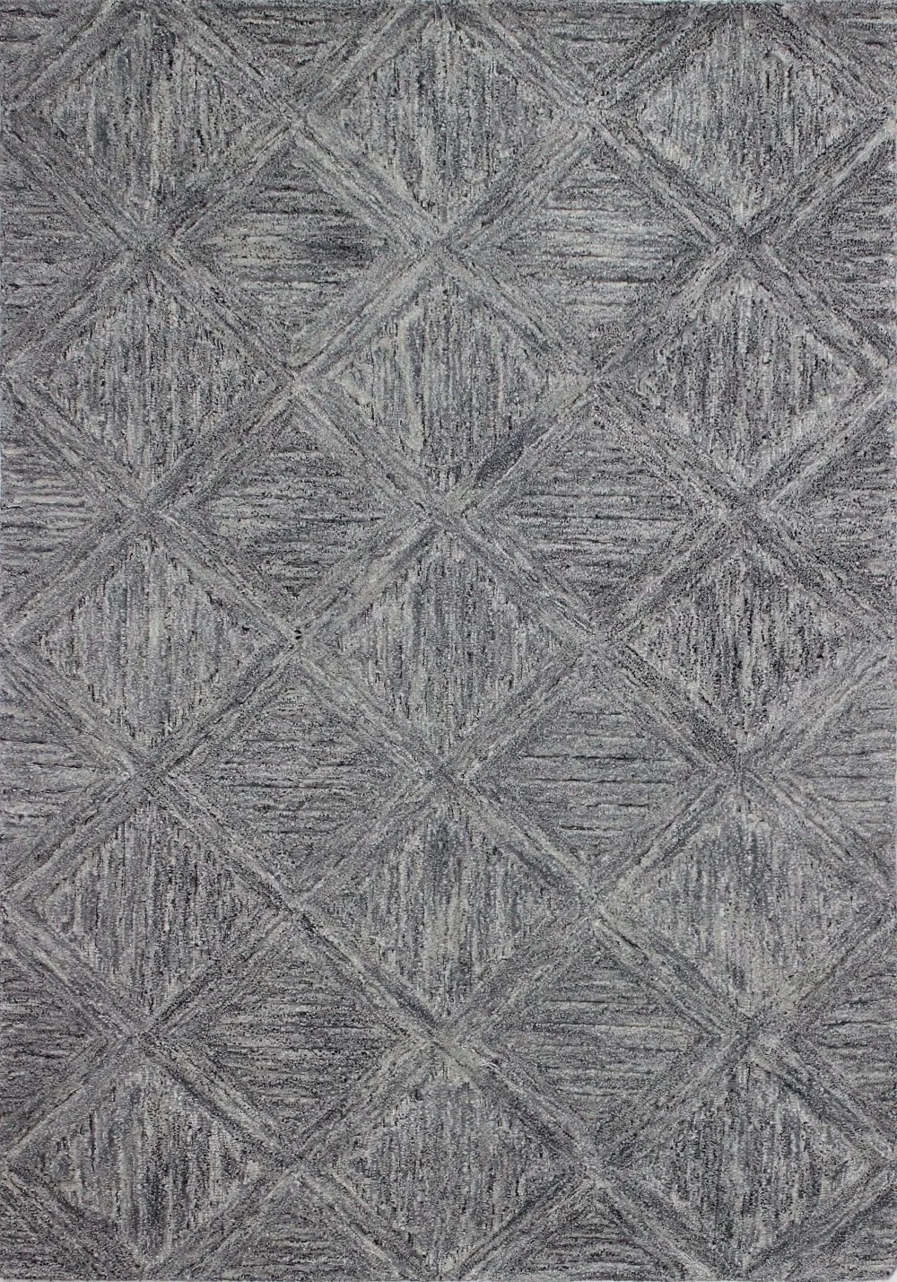 Verona 4 x 6 Nayla Gray Wool Area Rug