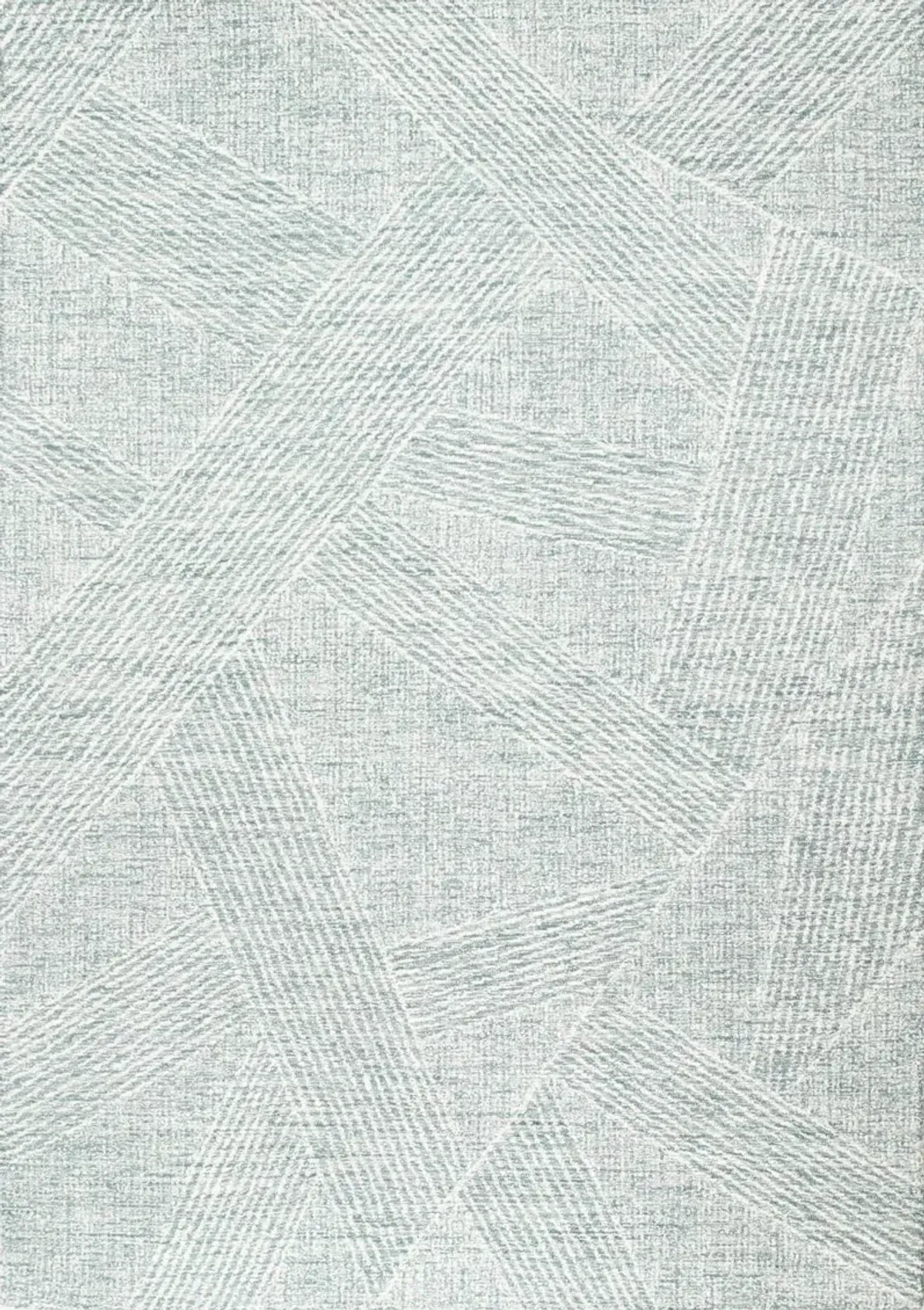 Valencia Nathanial Wool Hand Tufted Teal Runner Rug