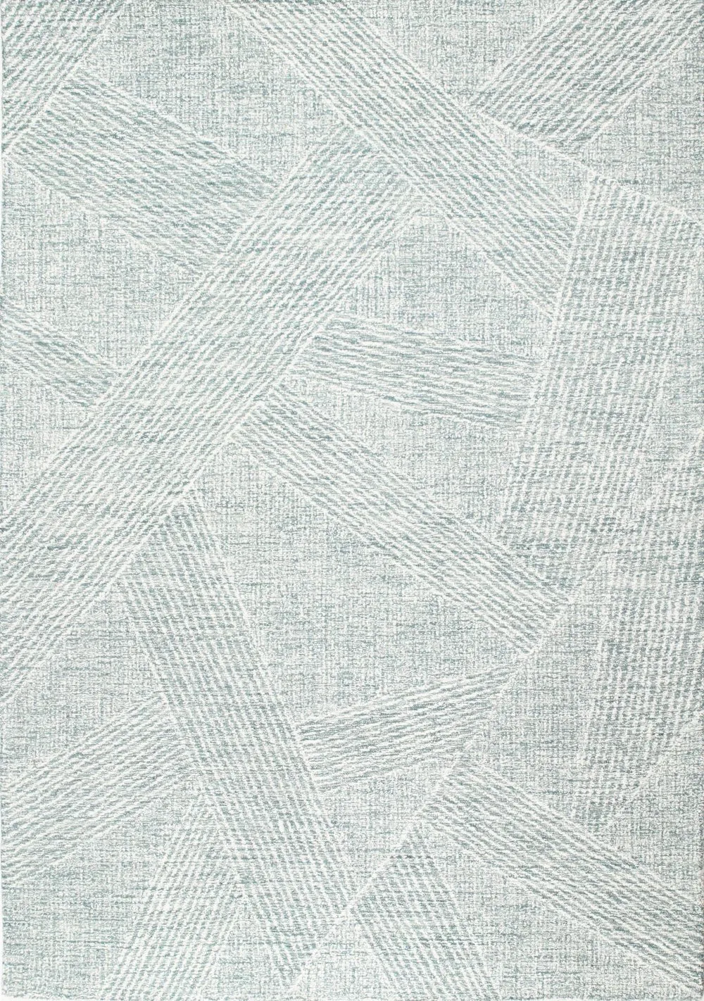 Valencia Nathanial 4 x 6 Abstract Teal Area Rug