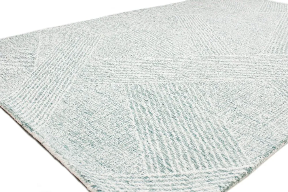 Valencia Nathanial 5 x 8 Abstract Teal Area Rug