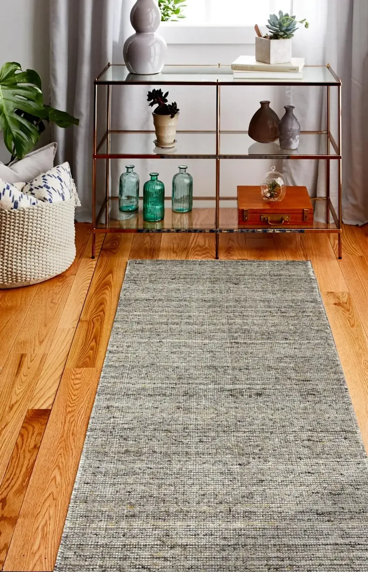 Savannah Norvil Wool Hand Loomed Taupe Runner