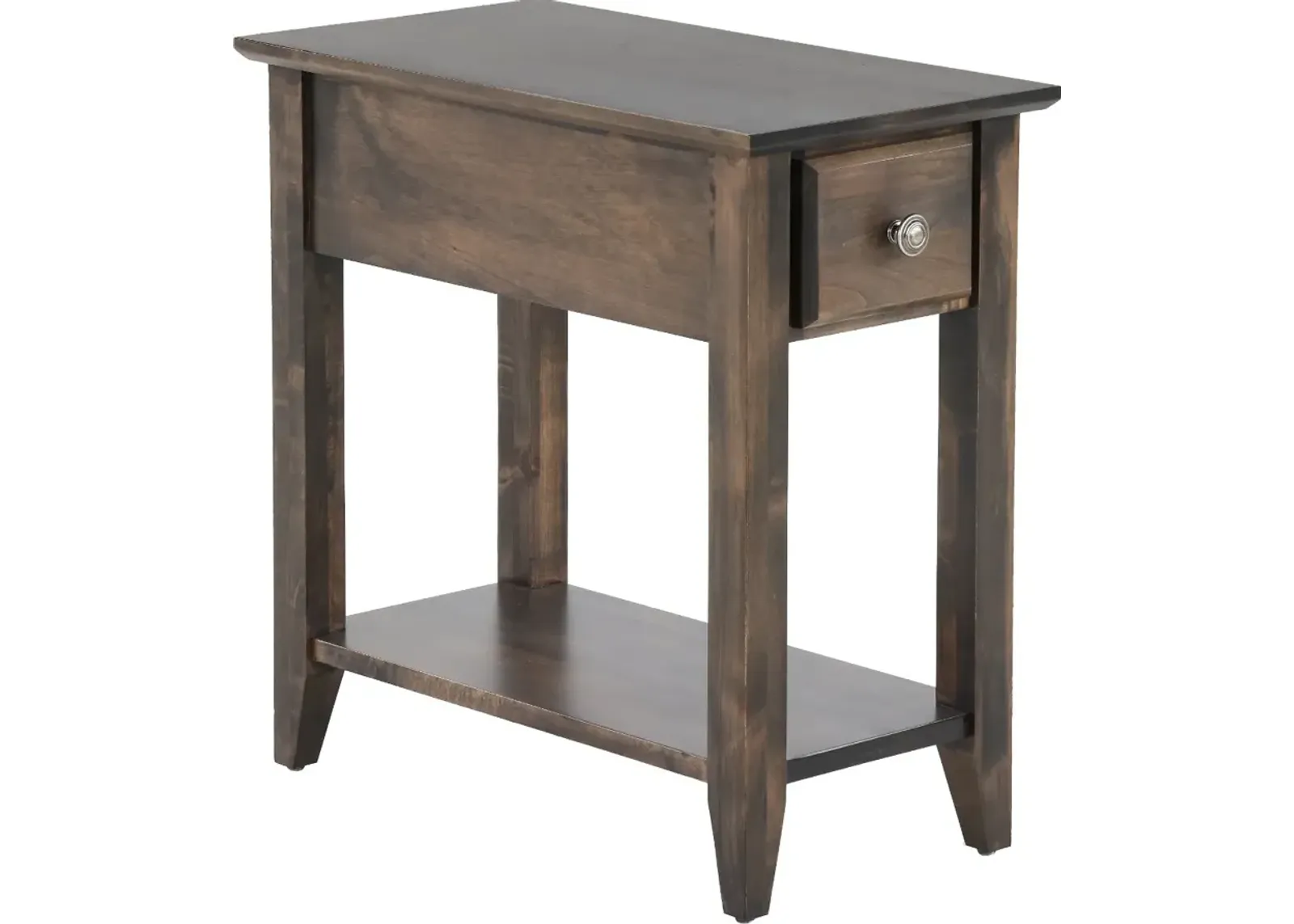 Archbold Dark Brown Chairside Table