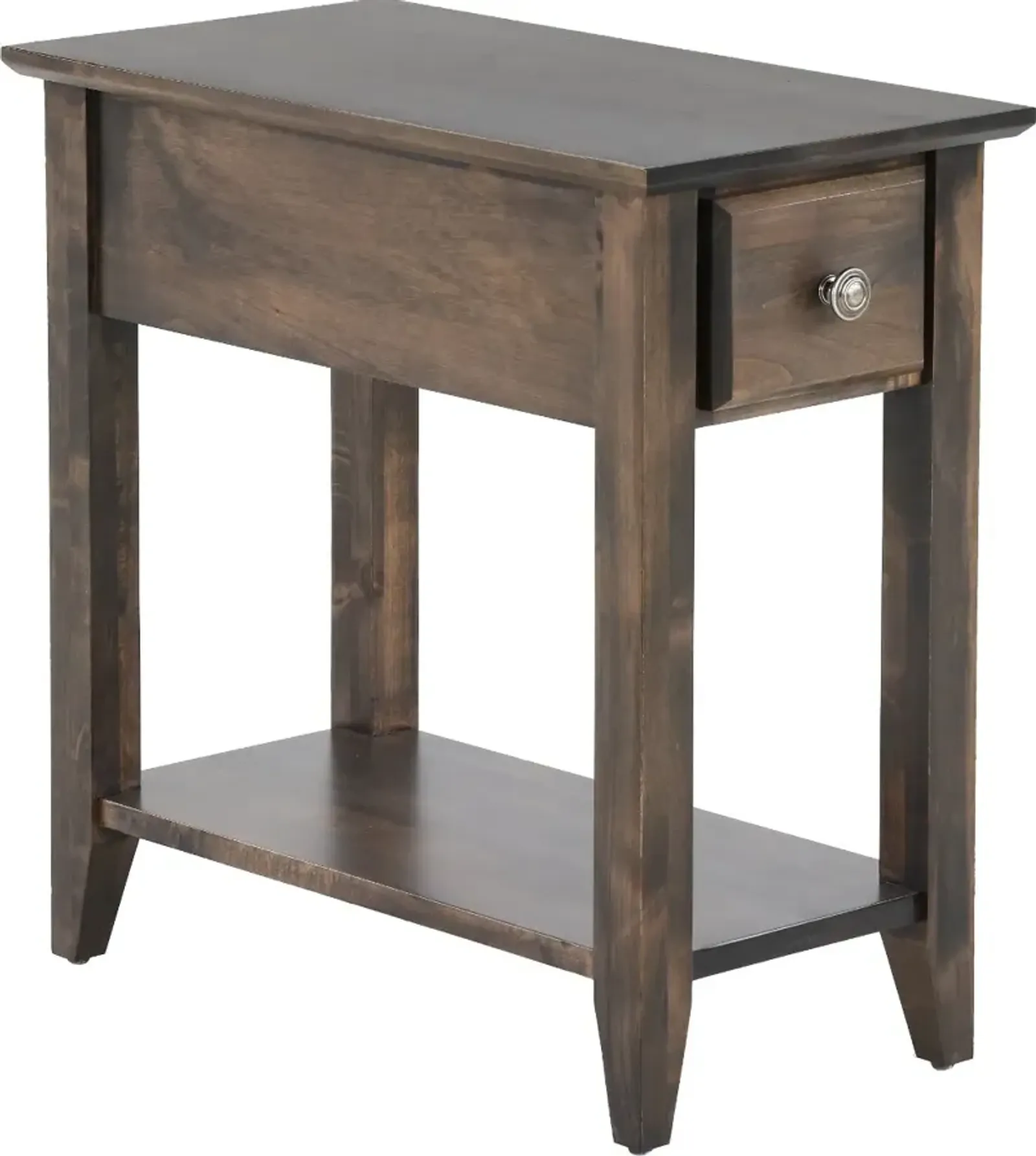 Archbold Dark Brown Chairside Table