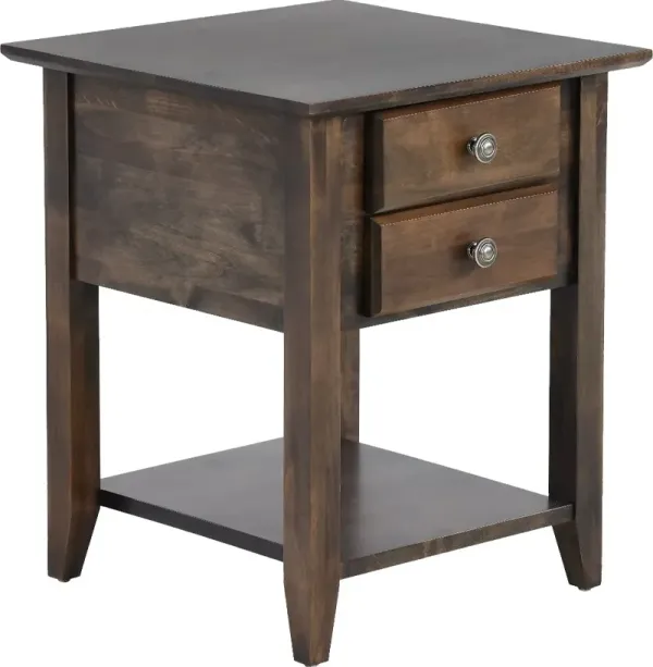 Archbold Dark Brown End Table