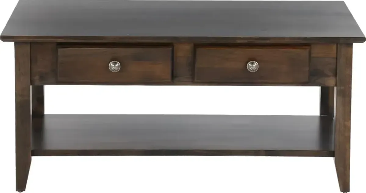 Archbold Dark Brown Coffee Table