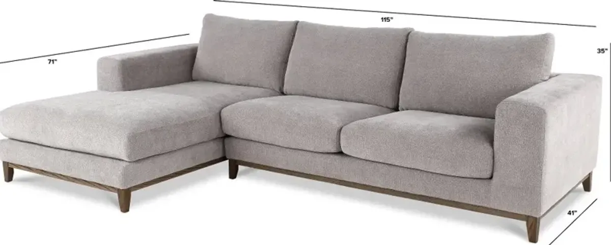 Oliver Gray 2 Piece Chaise Sectional