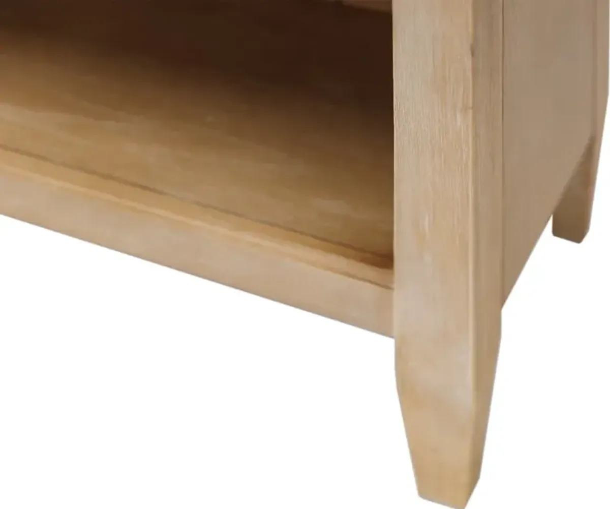 Laurel Natural Oak Open Bookcase