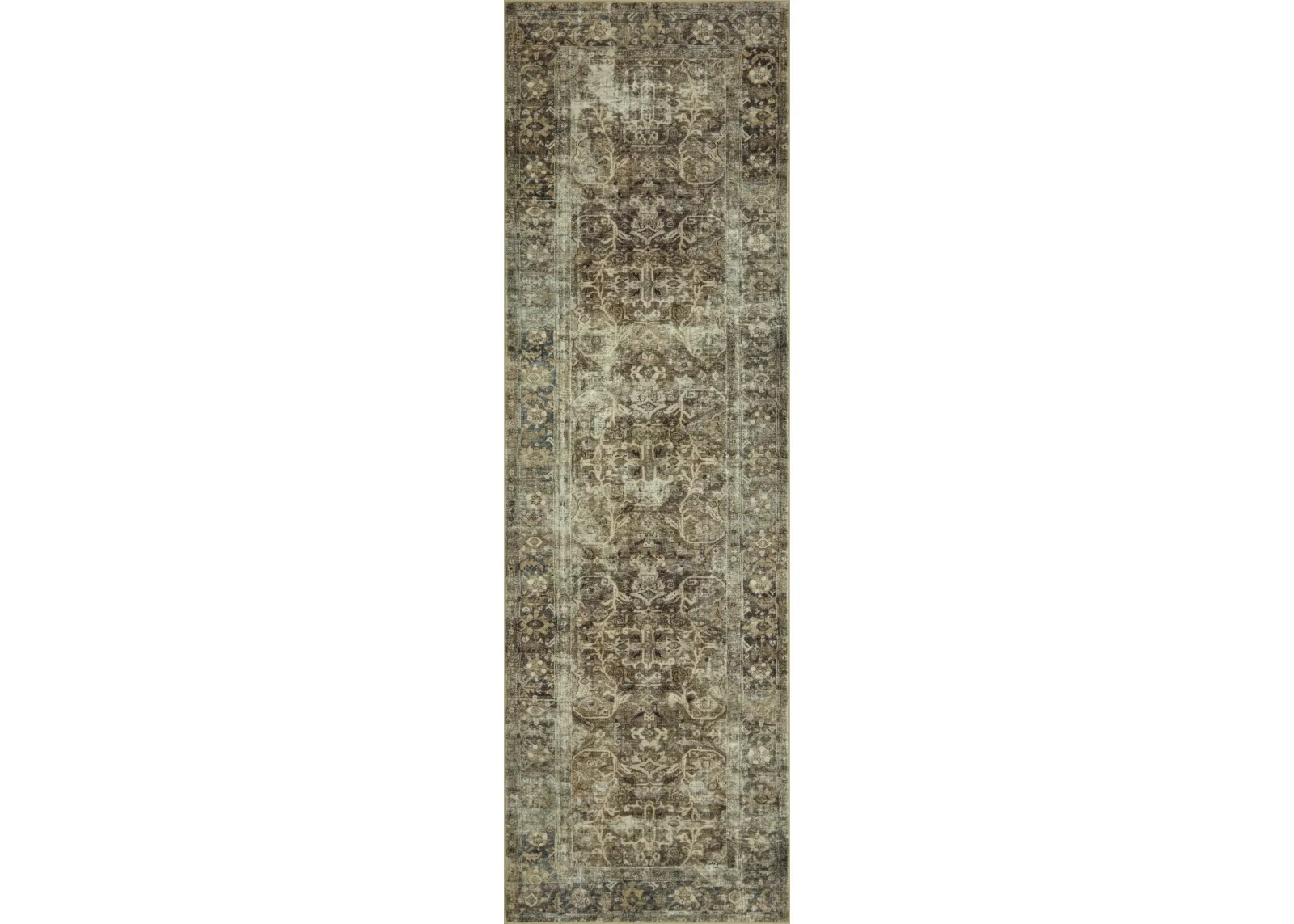 Sinclair Antique Pebble Taupe 8 Foot Runner