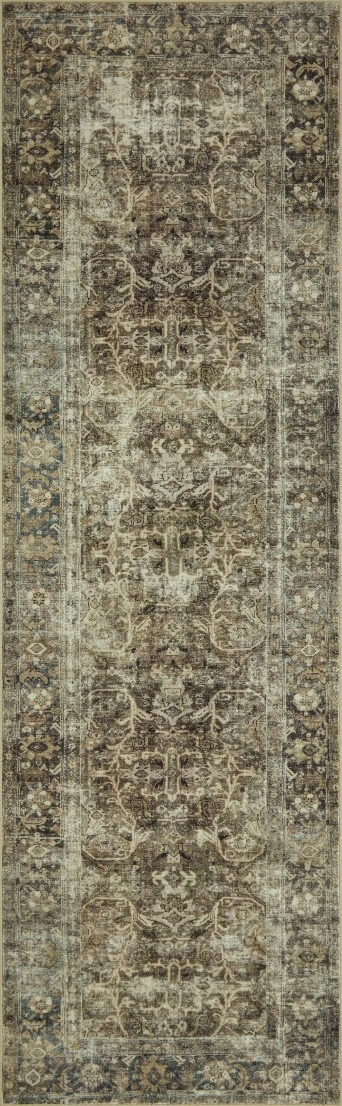 Sinclair Antique Pebble Taupe 8 Foot Runner