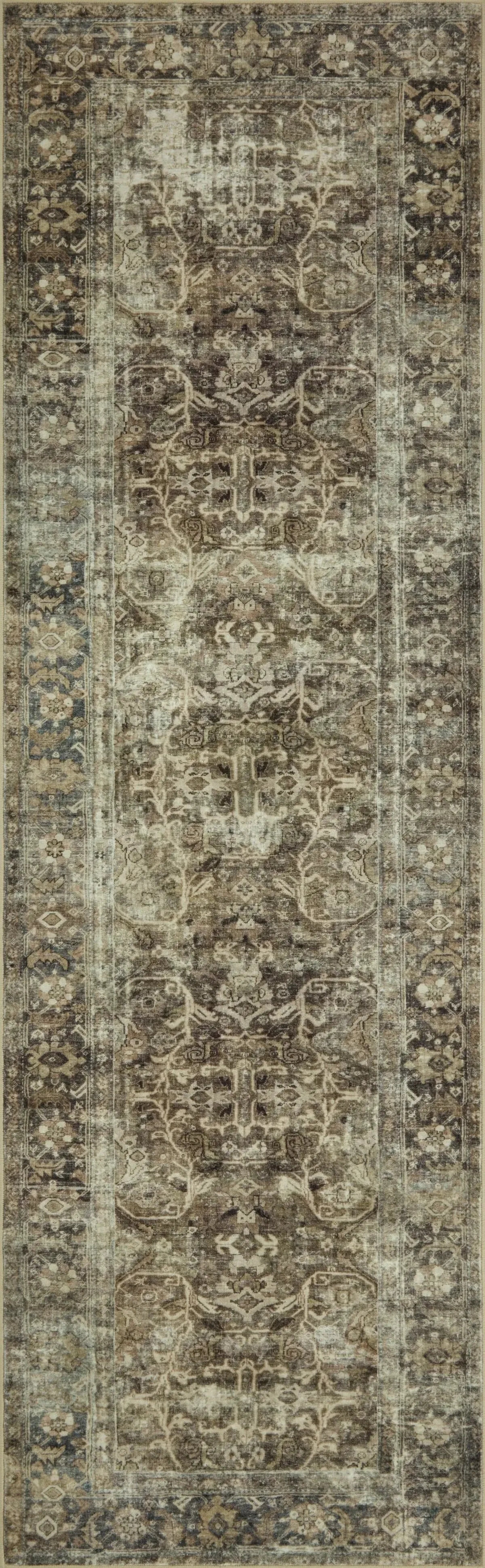 Sinclair Antique Pebble Taupe 12 Foot Runner