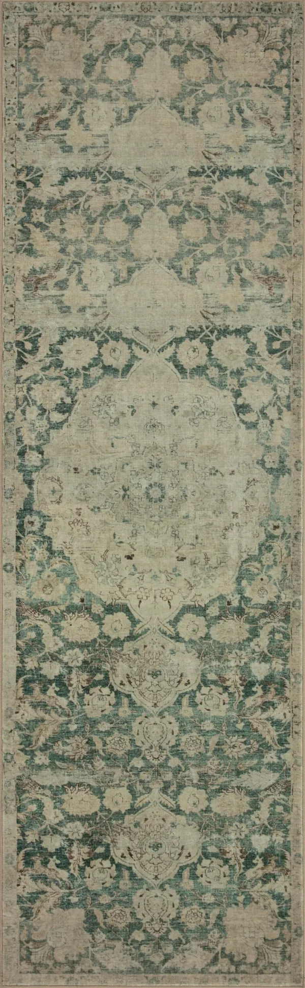 Sinclair Antique Jade Green 10 Foot Runner