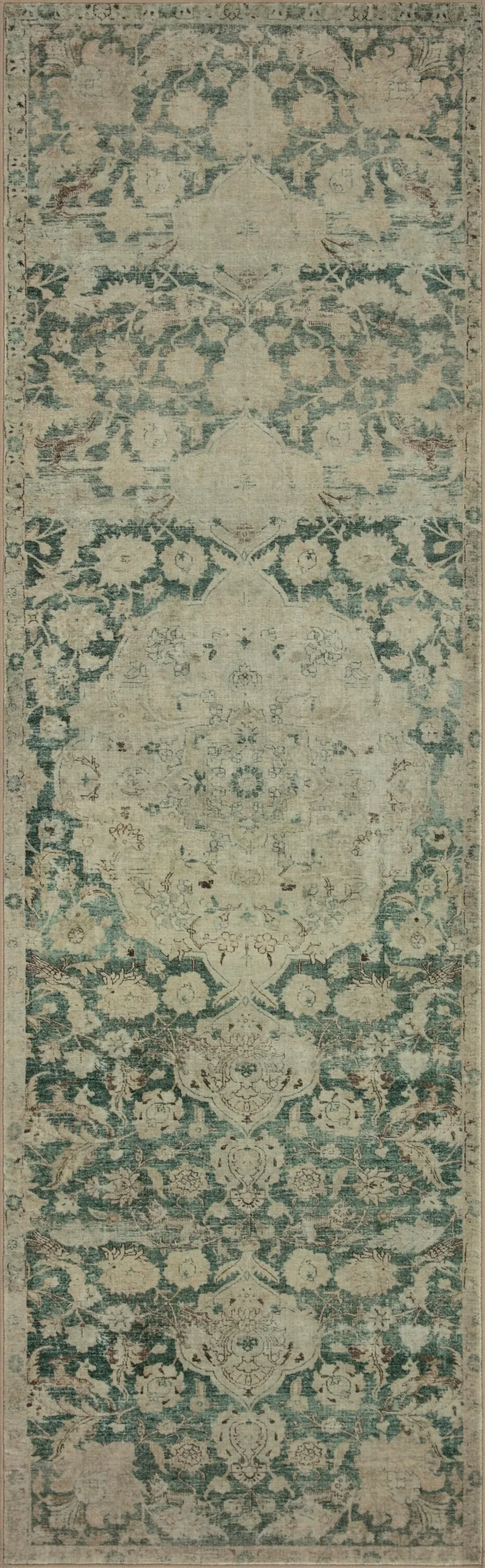 Sinclair 8 x 10 Antique Jade Green Area Rug