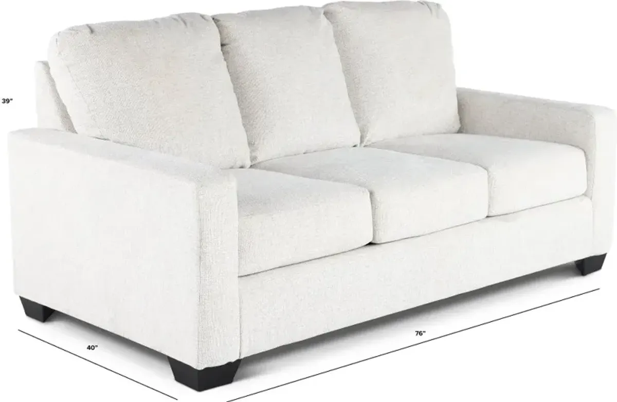 Rannis Snow White Full Sleeper Sofa