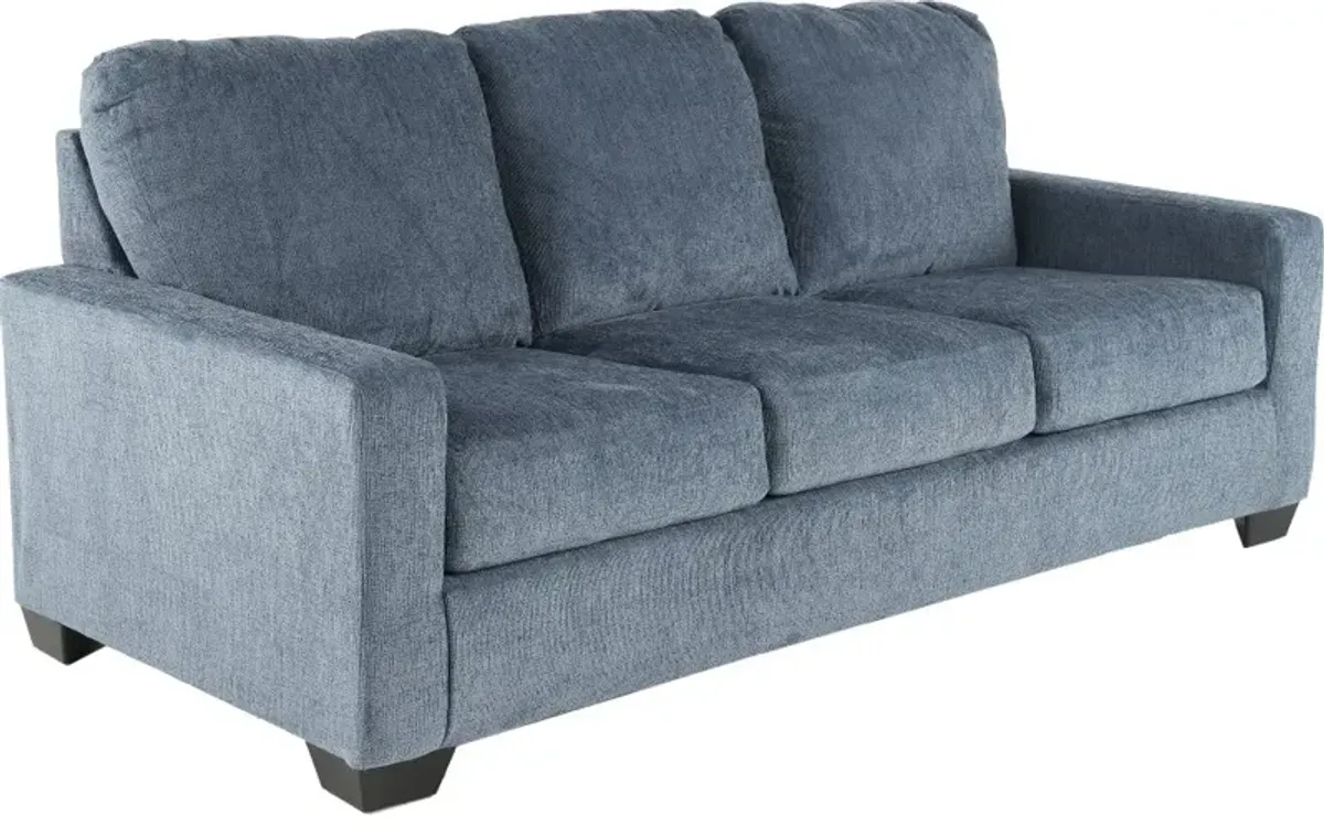 Rannis Navy Blue Queen Sleeper Sofa