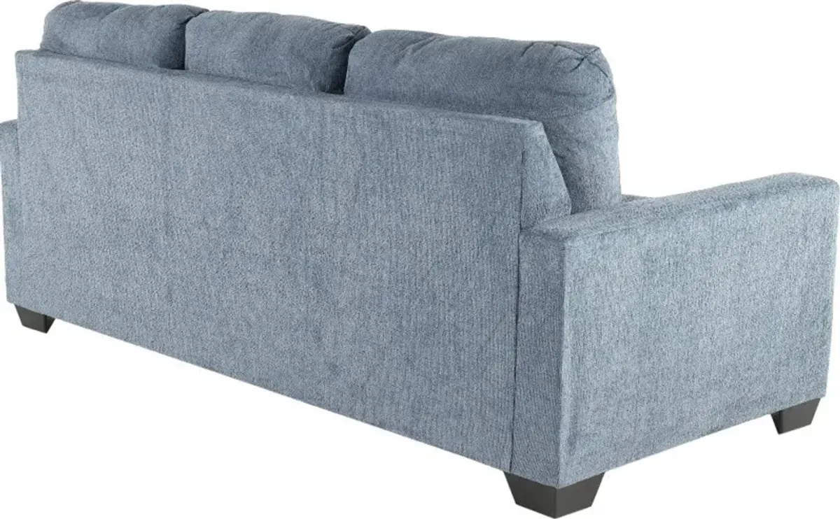 Rannis Navy Blue Queen Sleeper Sofa