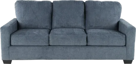 Rannis Navy Blue Queen Sleeper Sofa