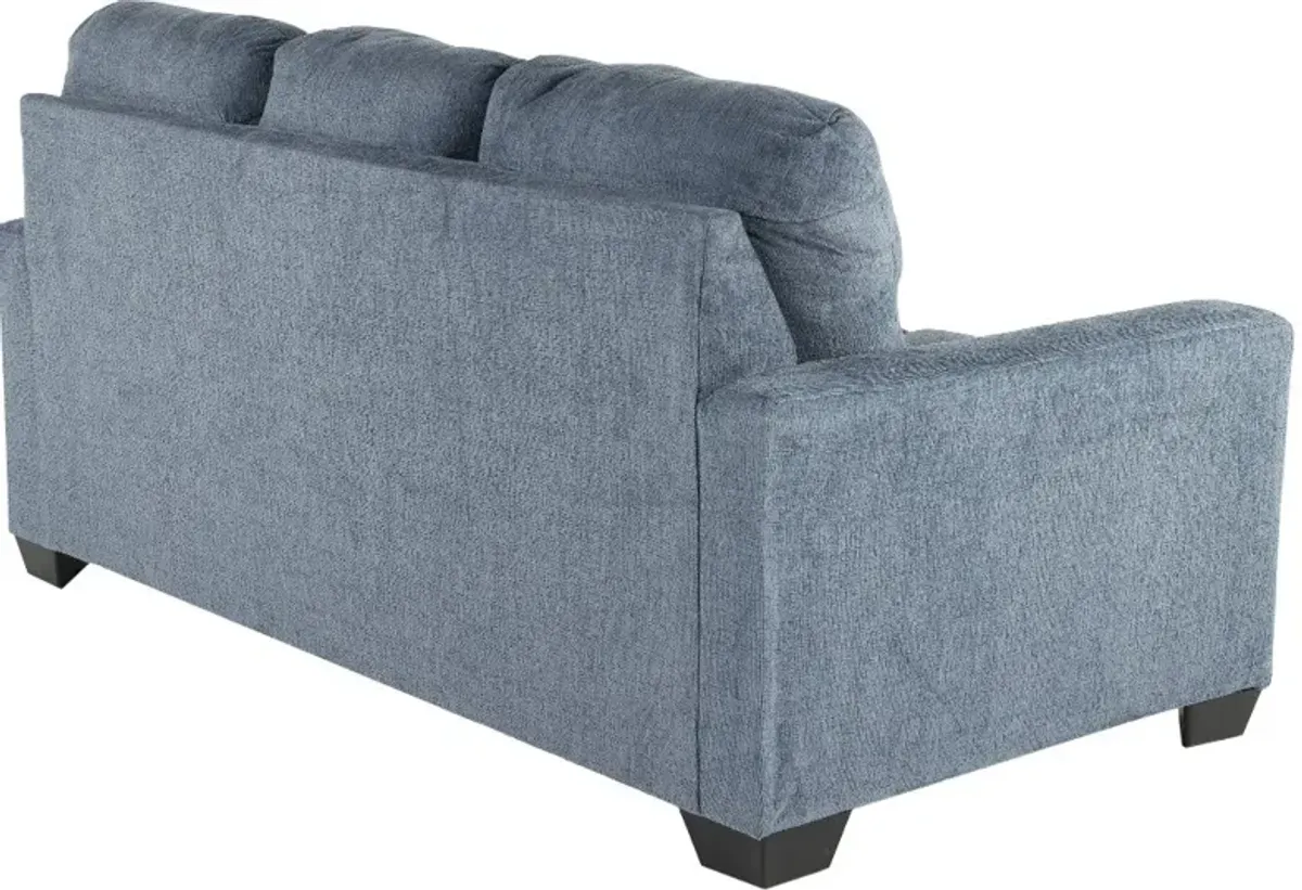 Rannis Navy Blue Full Sleeper Sofa