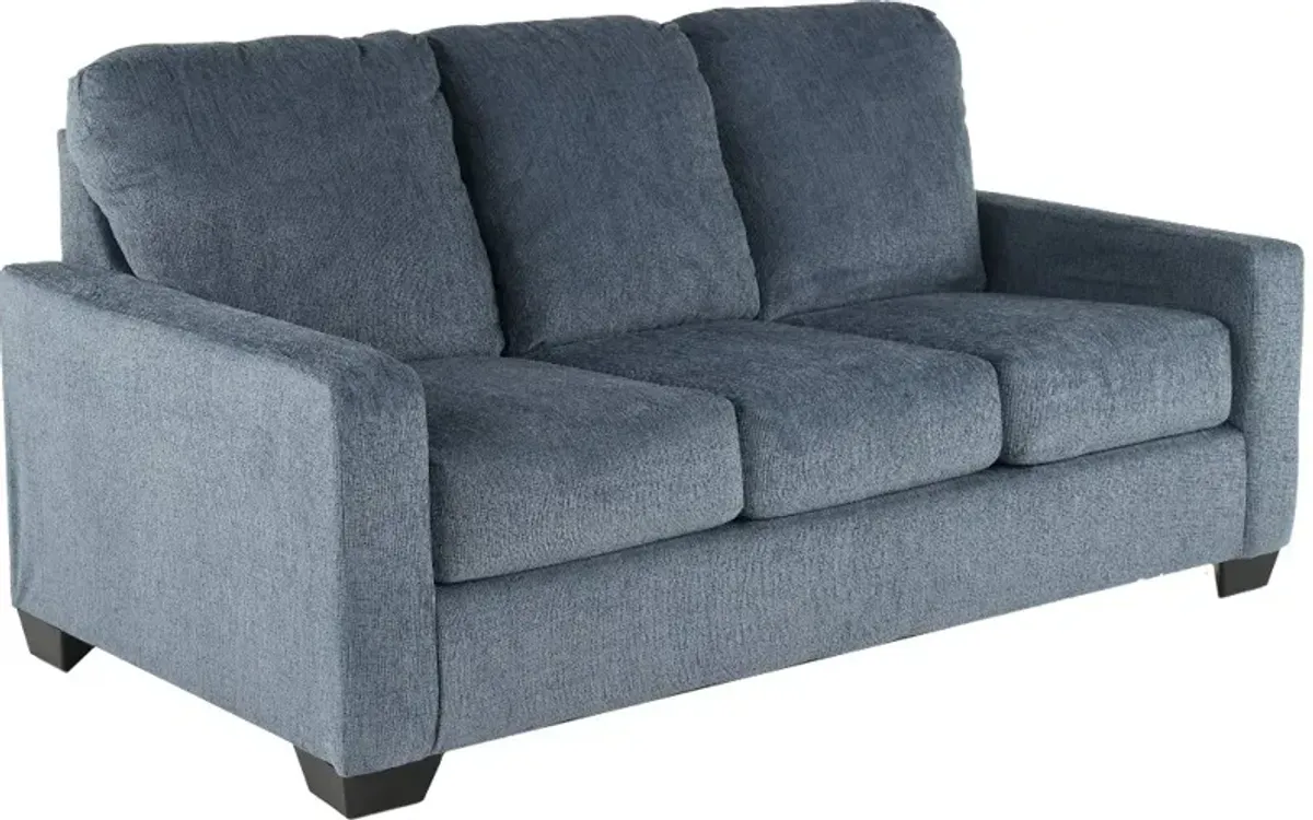 Rannis Navy Blue Full Sleeper Sofa