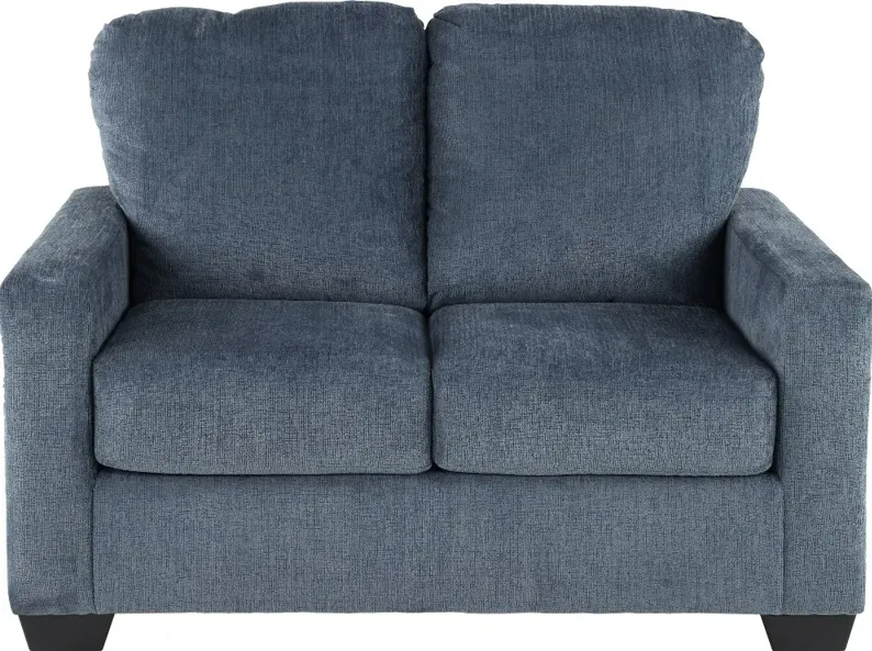 Rannis Navy Blue Twin Sleeper Sofa