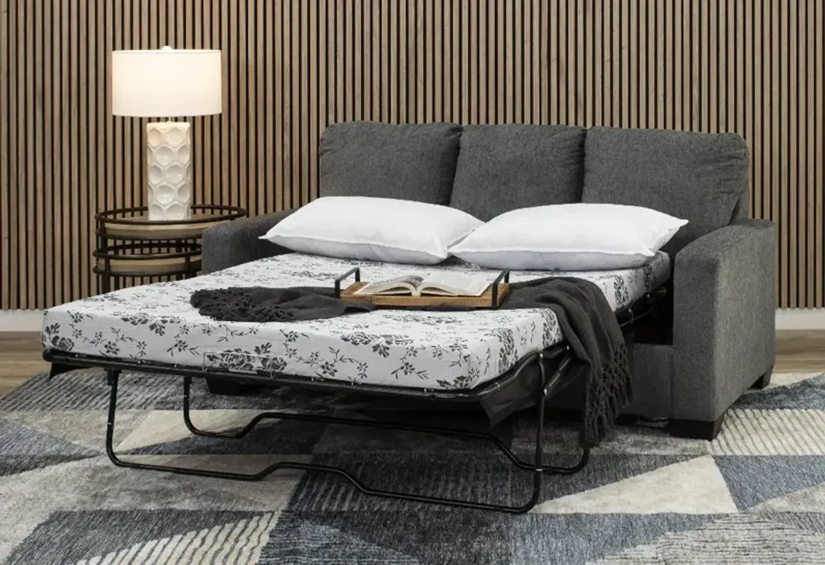 Rannis Pewter Gray Full Sleeper Sofa