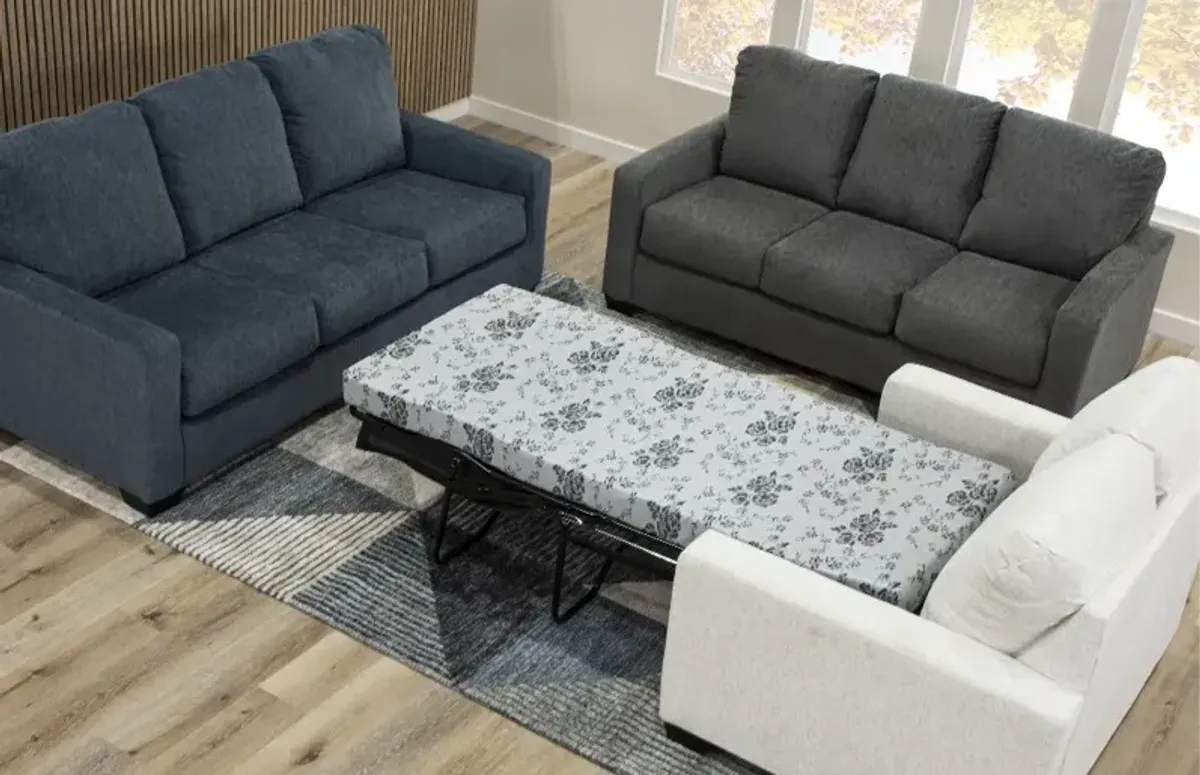 Rannis Pewter Gray Full Sleeper Sofa