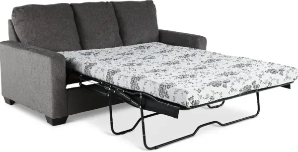 Rannis Pewter Gray Full Sofa Bed