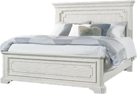 Lakeshore White King Bed