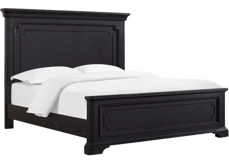 Lakeshore Black King Bed