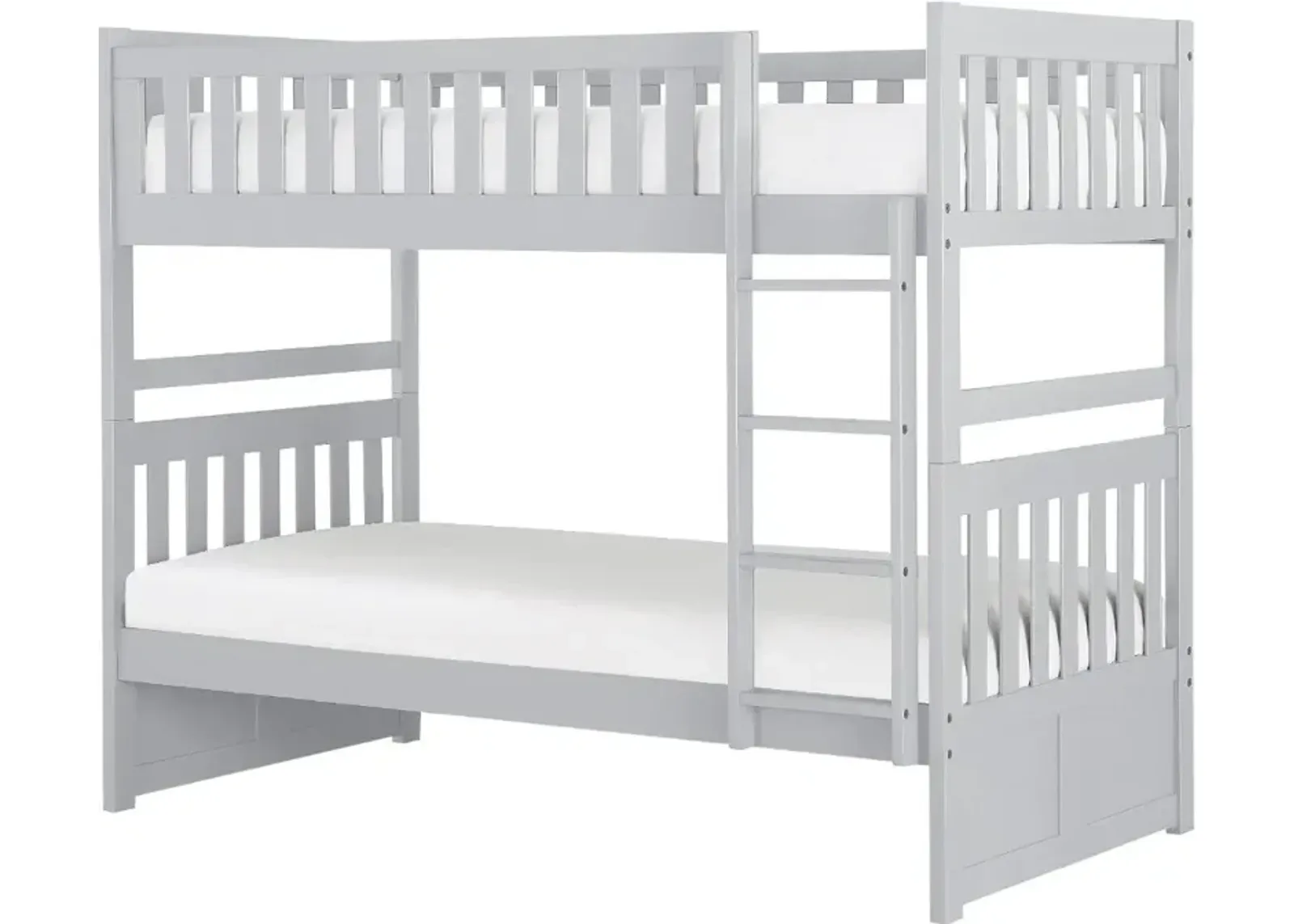 Oakley Gray Twin-over-Twin Bunk Bed