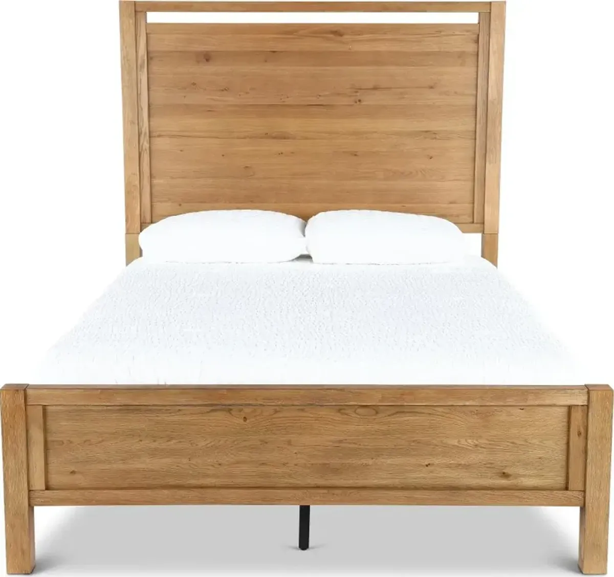 Boho Sandstone Tan King Panel Bed