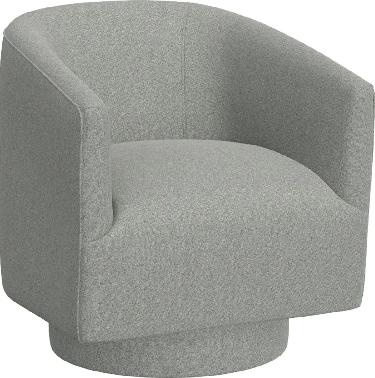 Brylee Gray Swivel Accent Chair