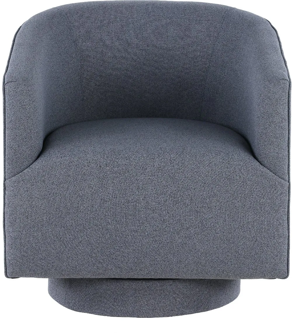 Brylee Blue Swivel Accent Chair