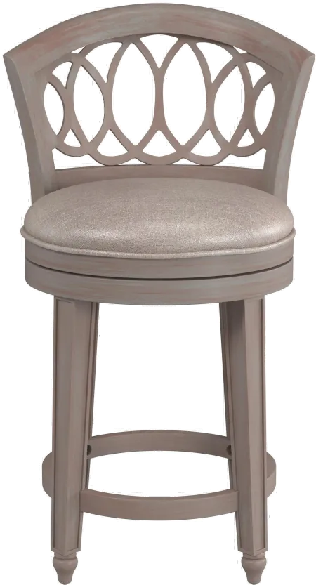 Adelyn Gray Wash Counter Height Swivel Stool