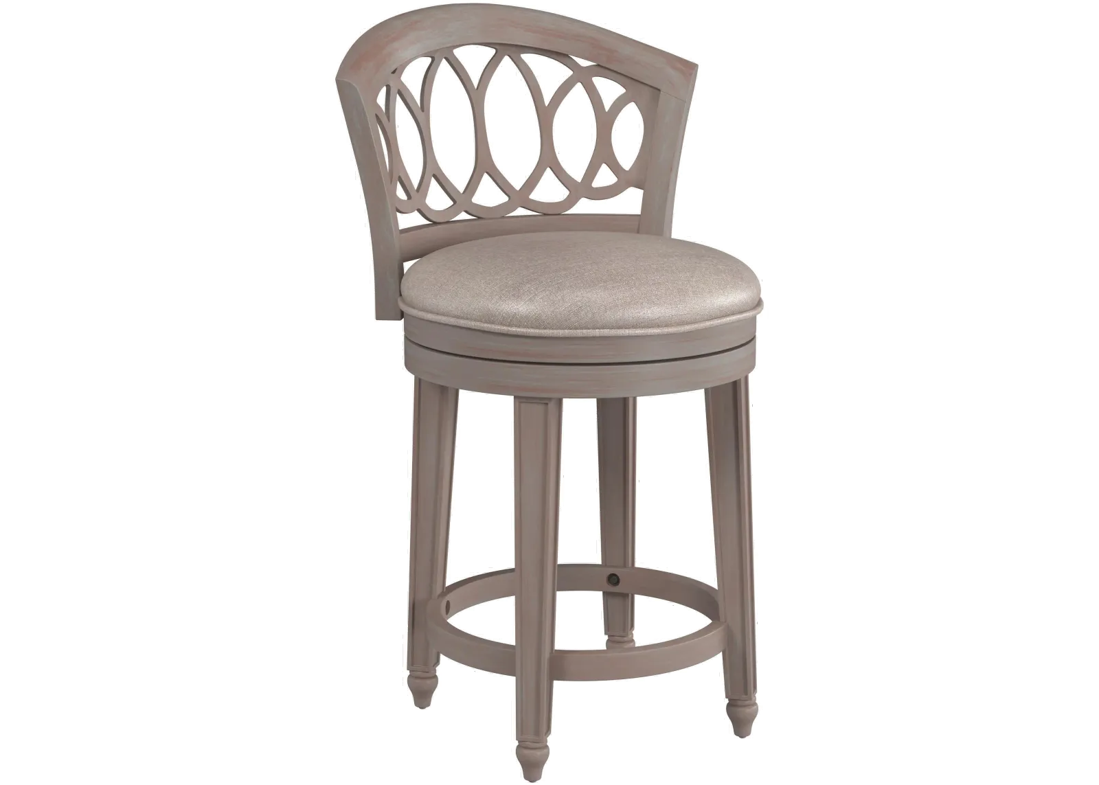 Adelyn Gray Wash Counter Height Swivel Stool